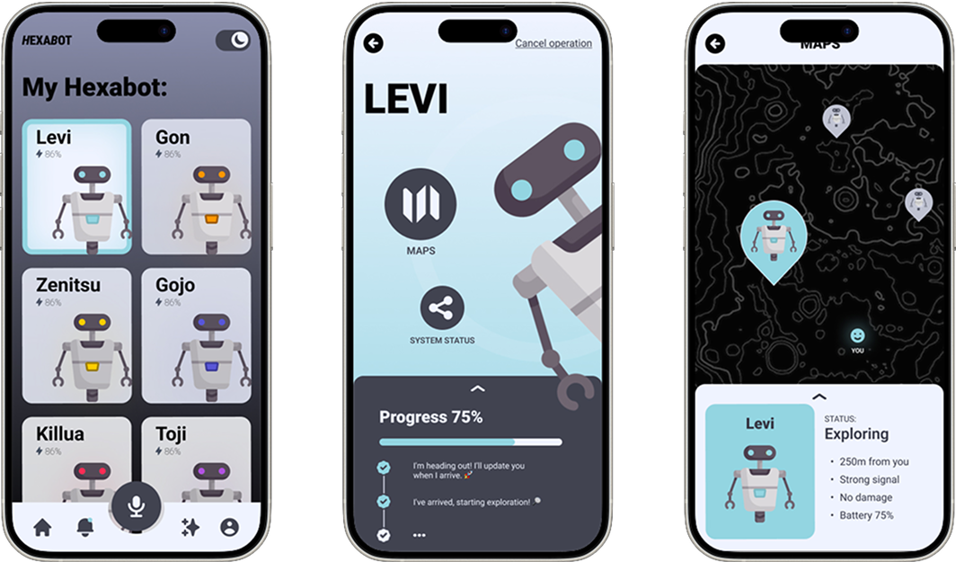 Mockup of the DesignFlow mobile app concept